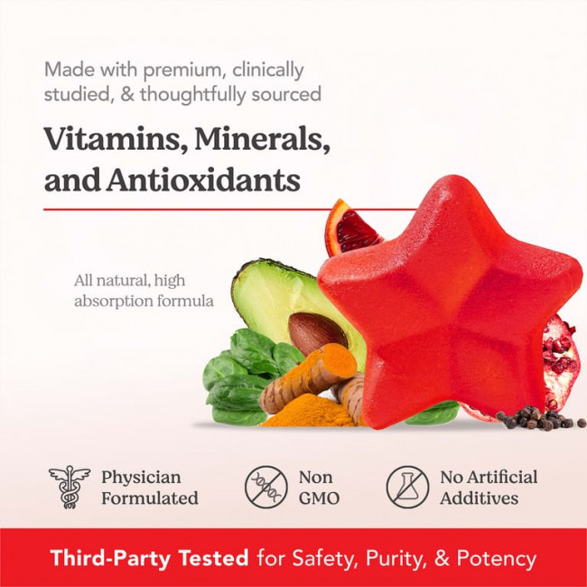 HAIRtamin, Gummy Stars ™, смесь суперфруктов, 60 веганских жевательных мармеладок HAIRtamin, Gummy Stars ™, смесь суперфруктов, 60 веганских жевательных мармеладок