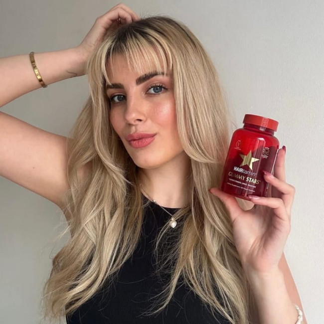 HAIRtamin, Gummy Stars ™, смесь суперфруктов, 60 веганских жевательных мармеладок HAIRtamin, Gummy Stars ™, смесь суперфруктов, 60 веганских жевательных мармеладок