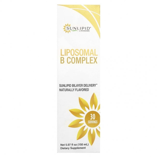 Sunlipid, липосомальный комплекс витаминов группы B, 150 мл (5,07 жидк. унции) Sunlipid, липосомальный комплекс витаминов группы B, 150 мл (5,07 жидк. унции)