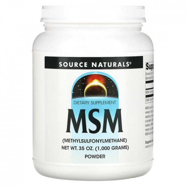 Source Naturals, МСМ в виде порошка, 1000 г (35 унции) Source Naturals, МСМ в виде порошка, 1000 г (35 унции)