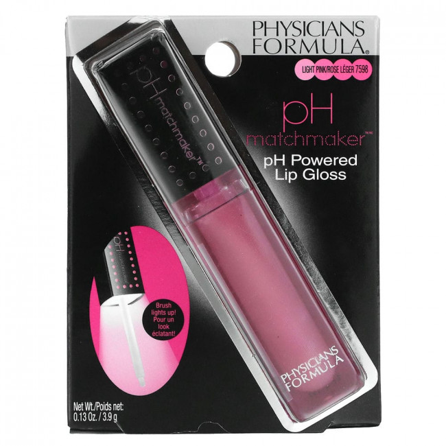 Physicians Formula, pH Matchmaker, блеск для губ, контролируемый уровнем pH, светло-розовый, 0,13 унции (3,9 г) Physicians Formula, pH Matchmaker, блеск для губ, контролируемый уровнем pH, светло-розовый, 0,13 унции (3,9 г)