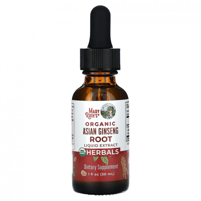 MaryRuth's, Organic Asian Ginseng Root Liquid Extract, 1 fl oz (30 ml)