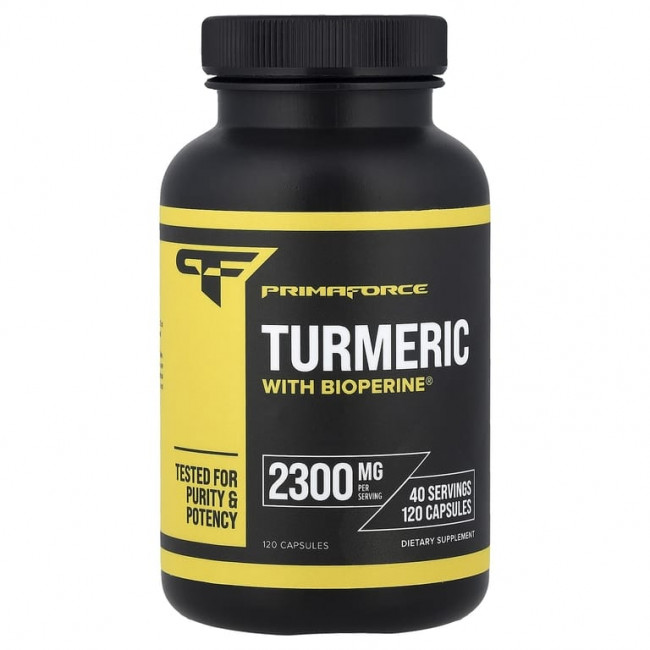 Primaforce, Куркума с Bioperine®, 120 капсул Primaforce, Куркума с Bioperine®, 120 капсул