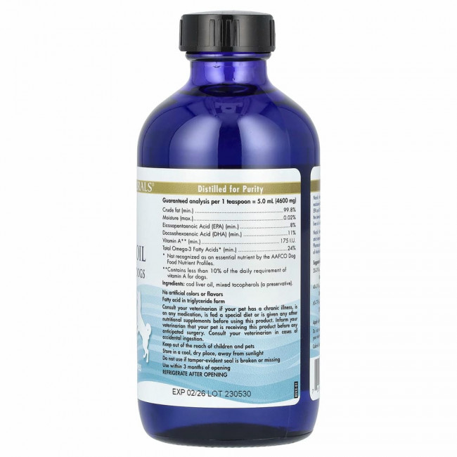 Nordic Naturals, Жир печени трески, для собак средних и крупных пород, 237 мл (8 жидк. Унций) Nordic Naturals, Жир печени трески, для собак средних и крупных пород, 237 мл (8 жидк. Унций)