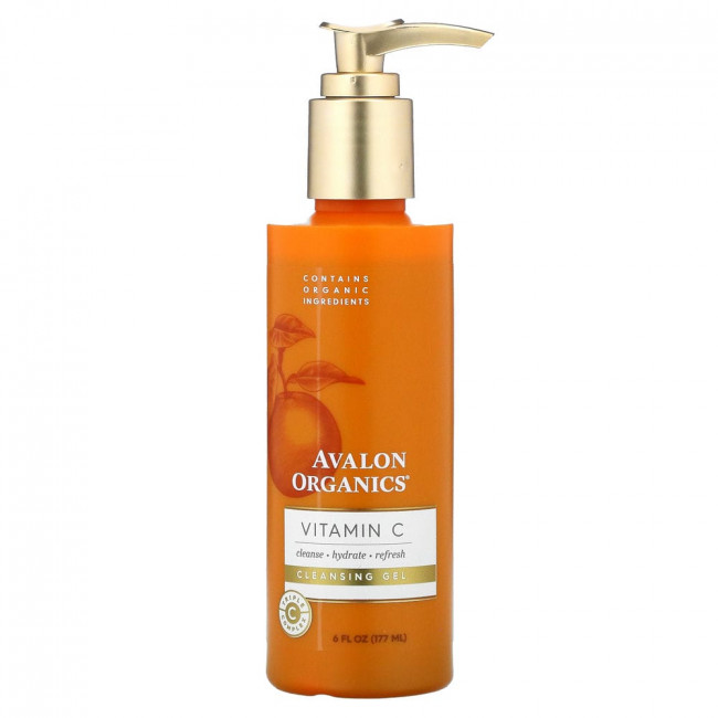 Avalon Organics, Витамин C, очищающий гель, 177 мл (6 жидк. Унций) Avalon Organics, Витамин C, очищающий гель, 177 мл (6 жидк. Унций)