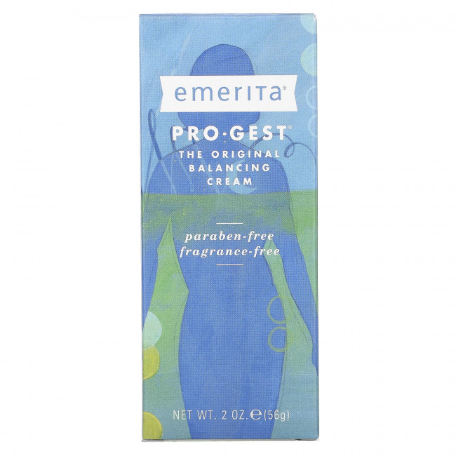 Emerita, Pro-Gest, крем с прогестероном, без запаха, 2 унции (56 г) Emerita, Pro-Gest, крем с прогестероном, без запаха, 2 унции (56 г)