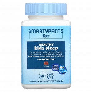 SmartyPants, средство для здорового сна, для детей старше 4 лет, со вкусом вишни, 28 жевательных мармеладок