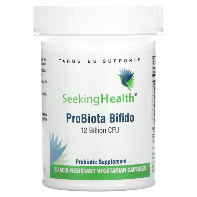 Seeking Health, ProBiota Bifido, 60 кислотостойких вегетарианских капсул Seeking Health, ProBiota Bifido, 60 кислотостойких вегетарианских капсул
