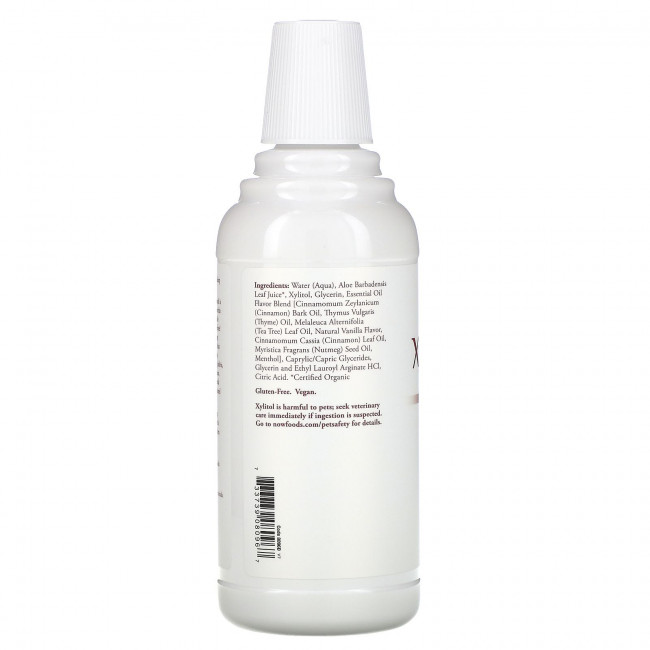 NOW Foods, Ополаскиватель для полости рта XyliWhite, свежесть корицы, 16 жидких унций (473 мл) NOW Foods, Ополаскиватель для полости рта XyliWhite, свежесть корицы, 16 жидких унций (473 мл)