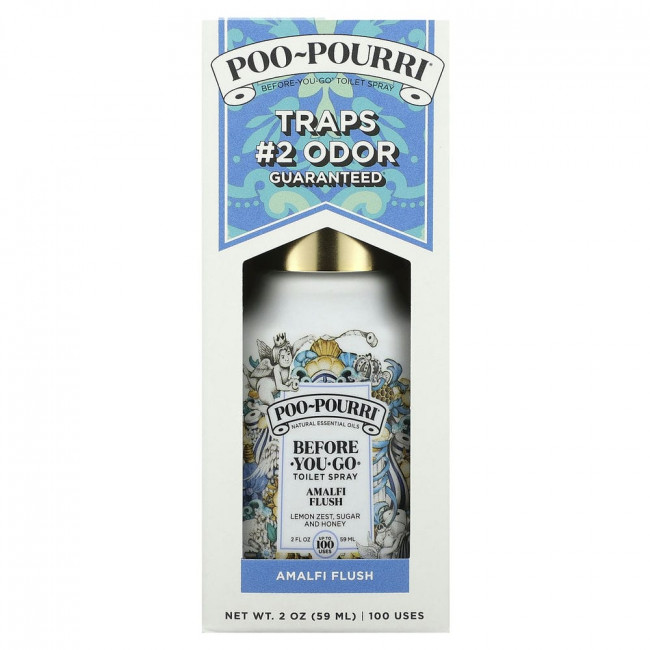 Poo-Pourri, Before-You-Go Toilet Spray, Amalfi Flush, 2 fl oz (59 ml)
