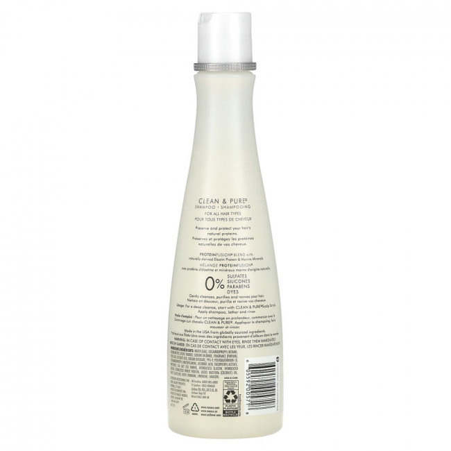 Nexxus, Clean & Pure, питательный шампунь и детоксикация, 400 мл (13,5 жидк. унции)