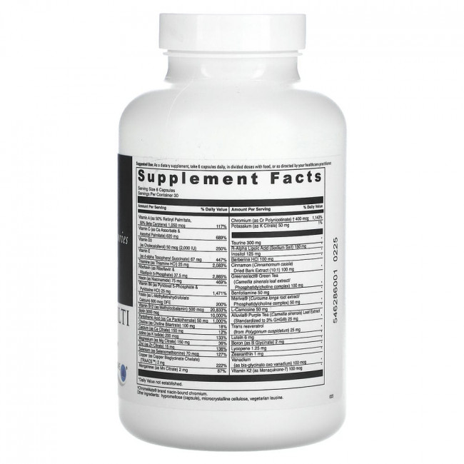 DaVinci Laboratories of Vermont, Metabolic Multi, 180 Capsules