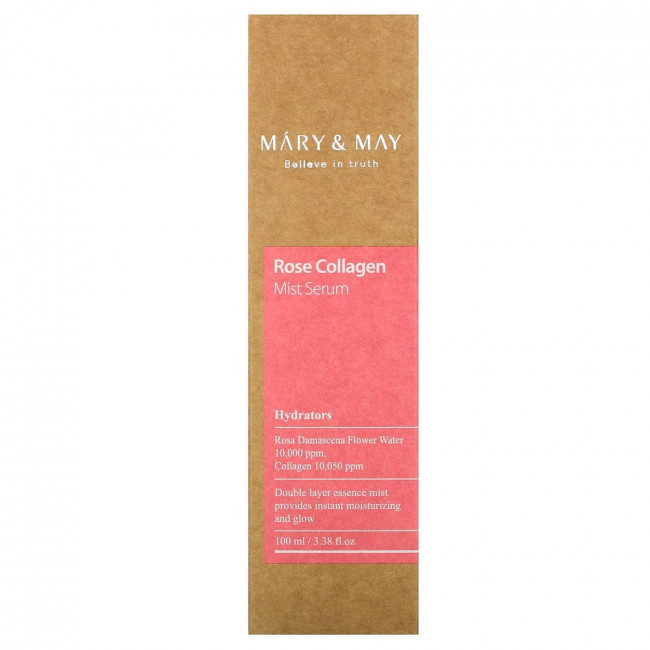 Mary & May, Rose Collagen Mist Serum, 3.38 fl oz (100 ml)
