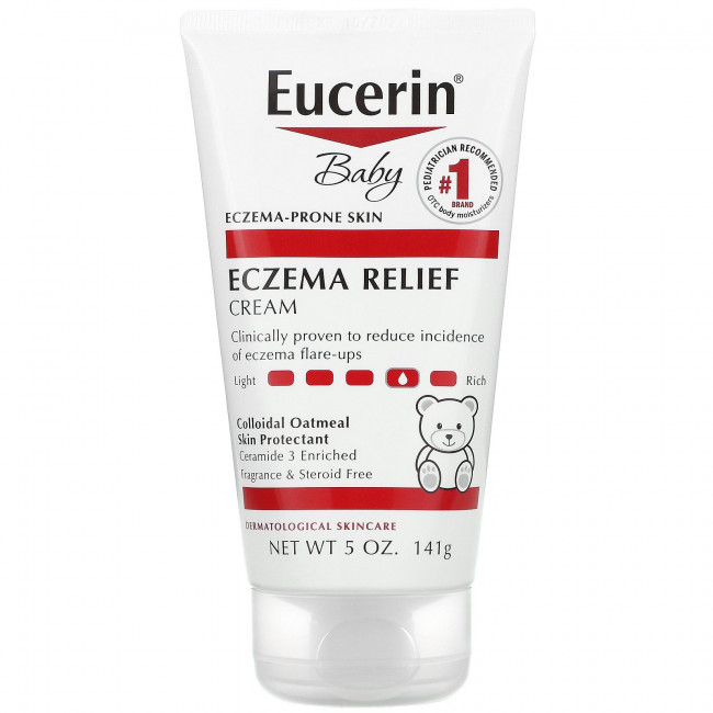 Eucerin, крем от экземы, для детей, 141 г (5 унций) Eucerin, крем от экземы, для детей, 141 г (5 унций)