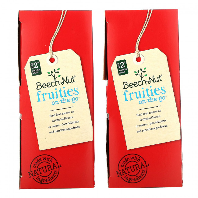 Beech-Nut, Fruities, Stage 2, груша, банан и малина, 12 пакетиков по 99 г (3,5 унции) Beech-Nut, Fruities, Stage 2, груша, банан и малина, 12 пакетиков по 99 г (3,5 унции)