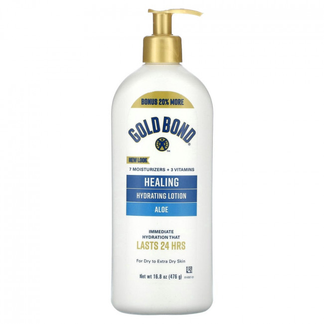 Gold Bond, Healing, Hydrating Lotion, Aloe, 16.8 oz (476 g)