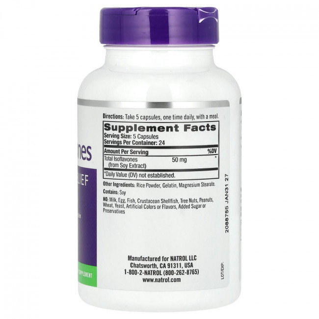 Natrol, Соевые изофлавоны, 10 мг, 120 капсул Natrol, Соевые изофлавоны, 10 мг, 120 капсул