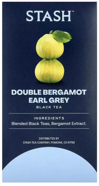 Stash Tea, Earl Grey, черный чай, двойной бергамот, 18 чайных пакетиков, 33 г (1,1 унции) Stash Tea, Earl Grey, черный чай, двойной бергамот, 18 чайных пакетиков, 33 г (1,1 унции)
