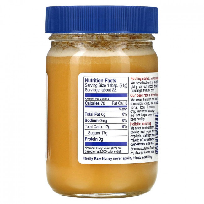 Really Raw Honey, Мед, 453 г (1 фунт) Really Raw Honey, Мед, 453 г (1 фунт)