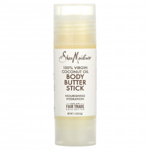 SheaMoisture, Масло-стик для тела, 100% кокосовое масло первого отжима, 43 г (1,5 унции)