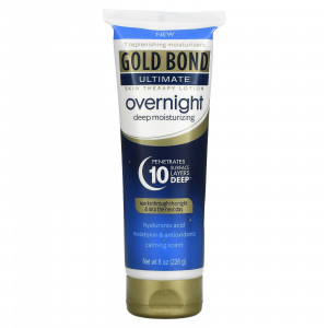 Gold Bond, Ultimate, лосьон для ухода за кожей, глубокое увлажнение на ночь, 226 г (8 унций)