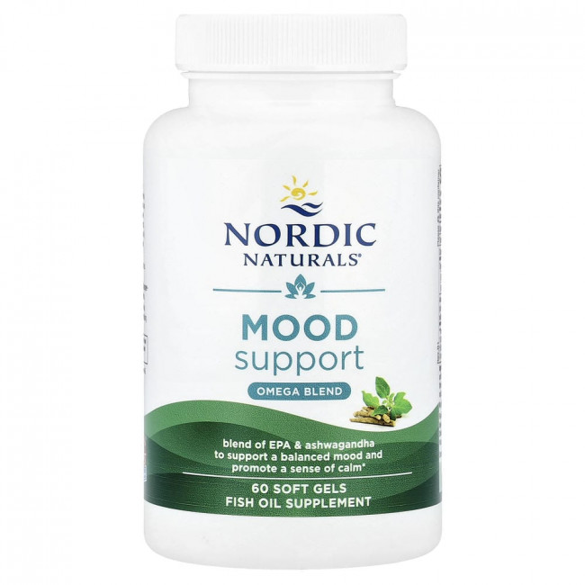 Nordic Naturals, Поддержка настроения, Смесь Омега, 60 мягких капсул Nordic Naturals, Поддержка настроения, Смесь Омега, 60 мягких капсул