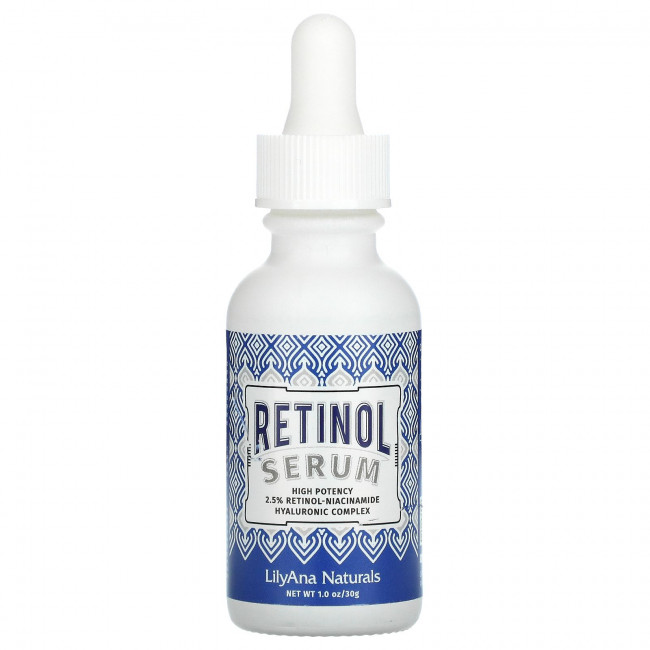 Lilyana Naturals, Сыворотка с ретинолом, 30 г (1 унция) Lilyana Naturals, Сыворотка с ретинолом, 30 г (1 унция)