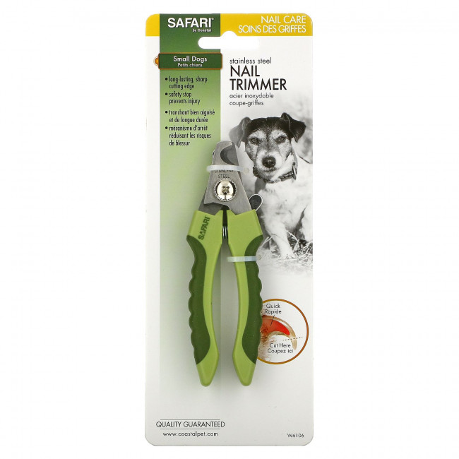 Safari, Stainless Steel Nail Trimmer, Small Dogs, W6106, 1 Tool Safari, Stainless Steel Nail Trimmer, Small Dogs, W6106, 1 Tool