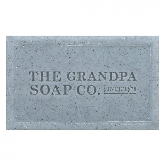 The Grandpa Soap Co., Брусковое мыло для лица и тела, детокс, древесный уголь, 38 г (1,35 унции)