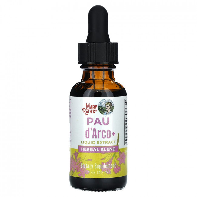 MaryRuth's, Pau d'Arco + Liquid Extract, Alcohol Free, 1 fl oz (30 ml)