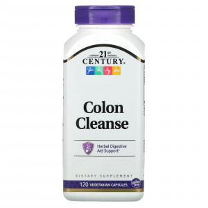 21st Century, Colon Cleanse, 120 вегетарианских капсул