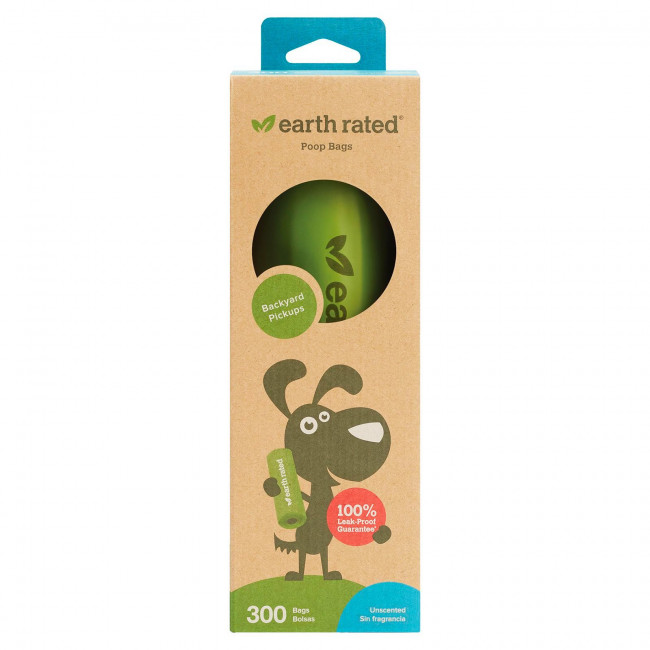 Earth Rated, Пакеты для отходов для собак, без запаха, 300 пакетов Earth Rated, Пакеты для отходов для собак, без запаха, 300 пакетов