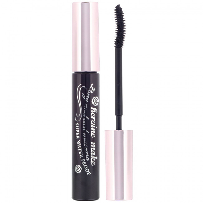 KissMe, Heroine Make, Long & Curl, водостойкая туш для длинных и изогнутых ресниц, оттенок 01, насыщенный черный, 6 г (0,21 унции) KissMe, Heroine Make, Long & Curl, водостойкая туш для длинных и изогнутых ресниц, оттенок 01, насыщенный черный, 6 г (0,21 унции)