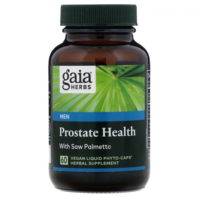 Gaia Herbs, Здоровье простаты, 60 веганских жидких фитокапсул Gaia Herbs, Здоровье простаты, 60 веганских жидких фитокапсул