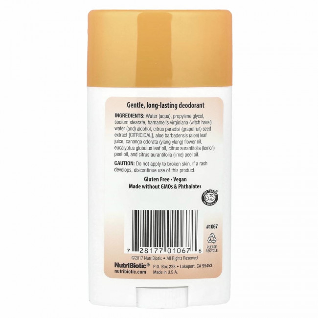 NutriBiotic, дезодорант, дыня с манго, 75 г (2,6 унции) NutriBiotic, дезодорант, дыня с манго, 75 г (2,6 унции)