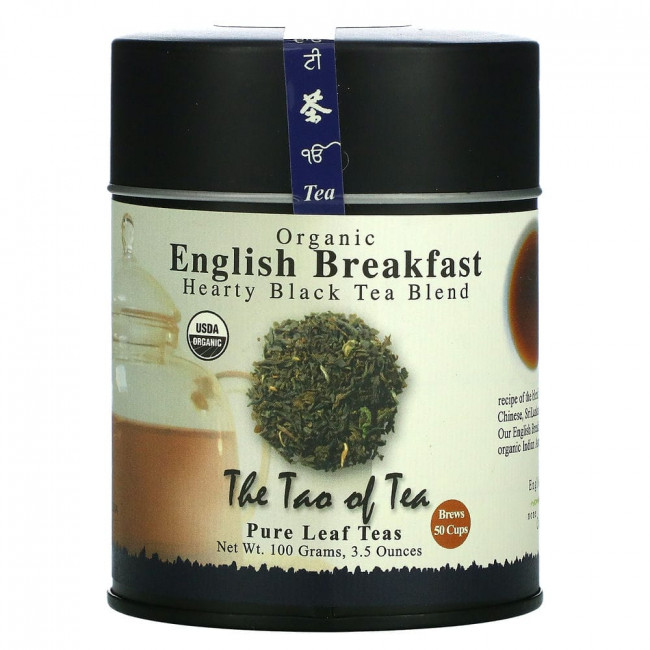 The Tao of Tea, 100% органический английский черный чай для завтрака 3.5 унции (100 г) The Tao of Tea, 100% органический английский черный чай для завтрака 3.5 унции (100 г)