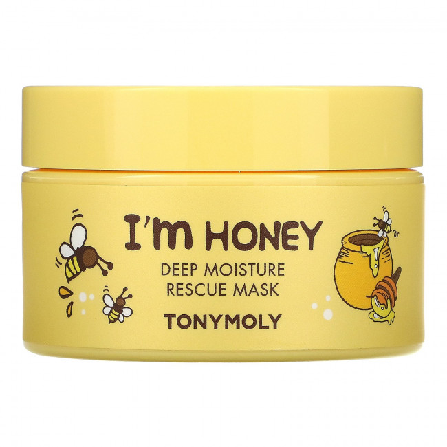 Tony Moly, I'm Honey, восстанавливающая маска для глубокого увлажнения, 100 г (3,52 унции) Tony Moly, I'm Honey, восстанавливающая маска для глубокого увлажнения, 100 г (3,52 унции)