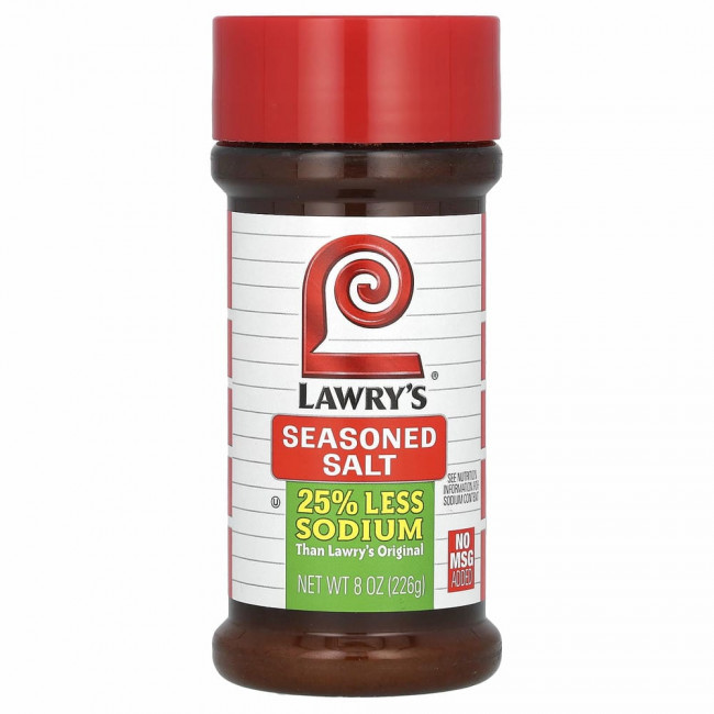 Lawry's, соль с приправами, с пониженным содержанием натрия, 226 г (8 унций)