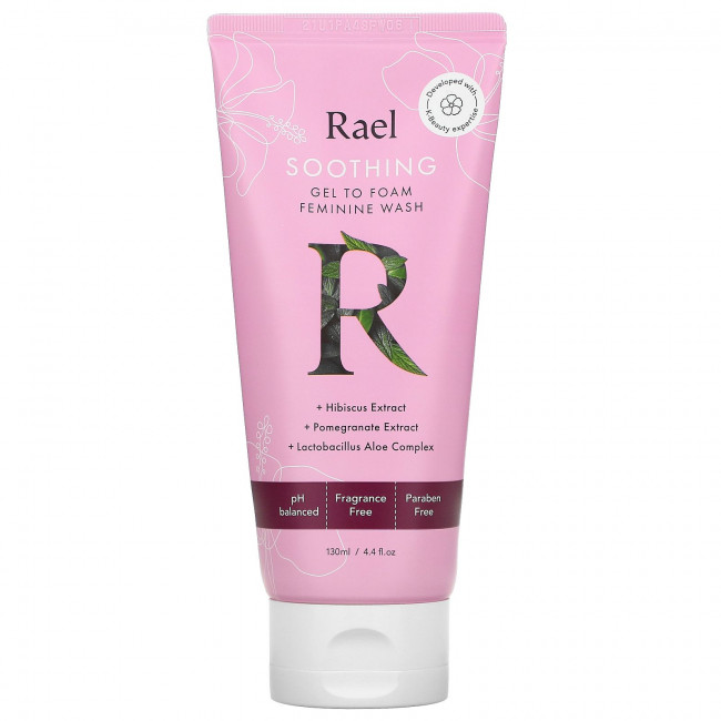 Rael, Soothing Gel To Foam Feminine Wash, без отдушек, 130 мл (4,4 жидк. Унции) Rael, Soothing Gel To Foam Feminine Wash, без отдушек, 130 мл (4,4 жидк. Унции)