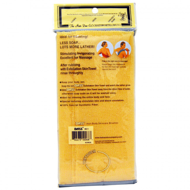 Bass Brushes, Body Care, оригинальное полотенце-эксфолиант для кожи, 1 полотенце Bass Brushes, Body Care, оригинальное полотенце-эксфолиант для кожи, 1 полотенце