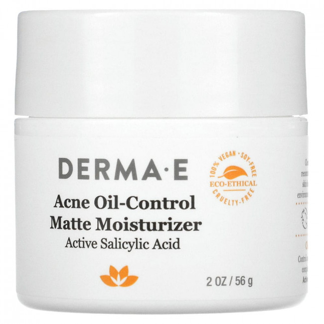 Derma E, крем против акне для восстановления баланса, активная салициловая кислота, 56 г (2 унции) Derma E, крем против акне для восстановления баланса, активная салициловая кислота, 56 г (2 унции)