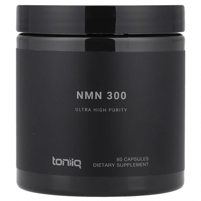 Toniiq, NMN 300, 60 капсул (150 мг в 1 капсуле)