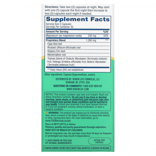 Renew Life, Women's Wellness, Gentle Reset , 60 Vegetarian Capsules Renew Life, Women's Wellness, Gentle Reset , 60 Vegetarian Capsules
