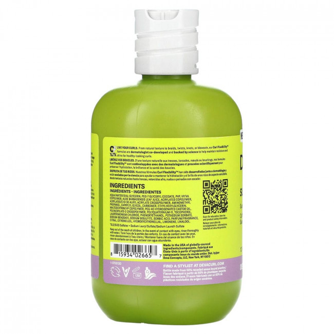DevaCurl, Supreme Defining Gel, стайлер для укладки волос сверхсильной фиксации, 355 мл (12 жидк. Унций)