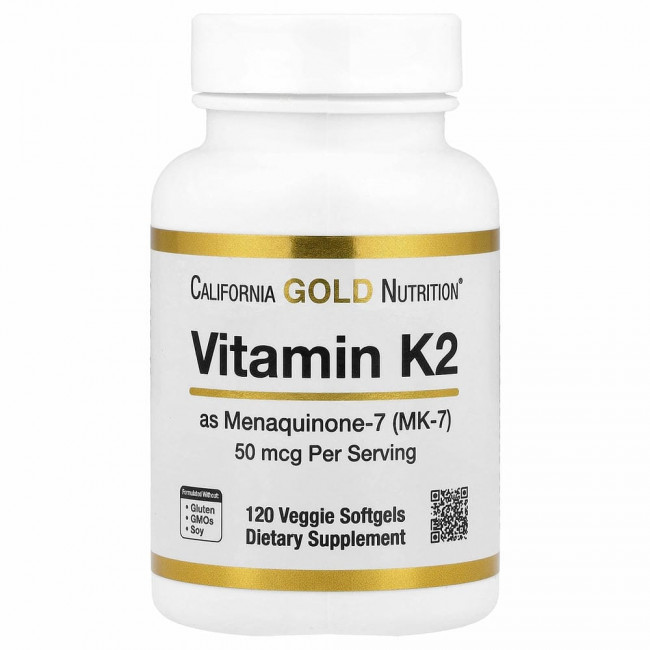 Lake Avenue Nutrition, Витамин K2 (в виде менахинона-7), 50 мкг, 120 растительных капсул Lake Avenue Nutrition, Витамин K2 (в виде менахинона-7), 50 мкг, 120 растительных капсул