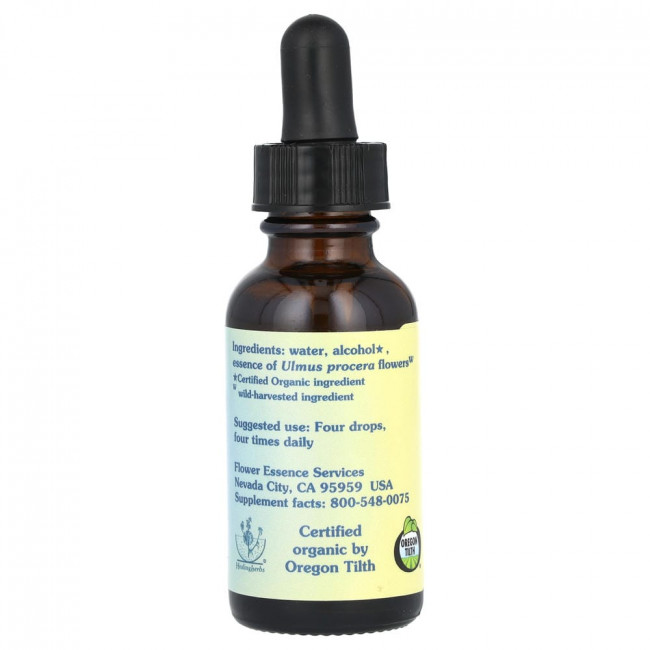 Flower Essence Services, Вяз, Цветочная эссенция, 30 мл (1 жидкая унция) Flower Essence Services, Вяз, Цветочная эссенция, 30 мл (1 жидкая унция)