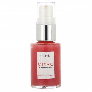 Teami, Vit-C, сыворотка с витамином C и коллагеном, 30 мл (1 унция)