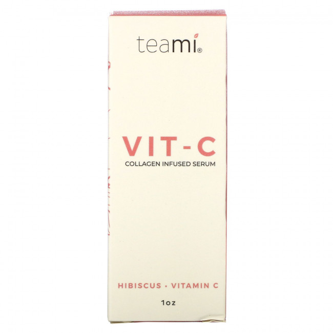 Teami, Vit-C, сыворотка с витамином C и коллагеном, 30 мл (1 унция)