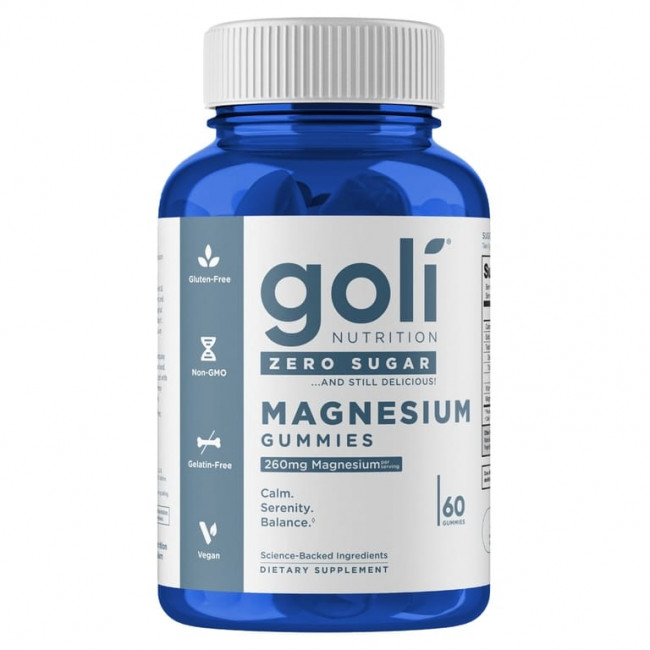 Goli Nutrition, Жевательные мармеладки с магнием, 60 шт. Goli Nutrition, Жевательные мармеладки с магнием, 60 шт.