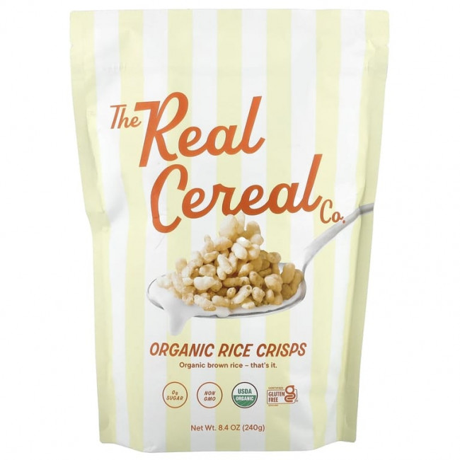 The Real Cereal Co, органические рисовые чипсы, 240 г (8,4 унции) The Real Cereal Co, органические рисовые чипсы, 240 г (8,4 унции)